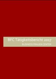 BFC Tätigkeitsbericht 2017 