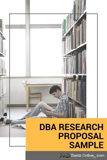 DBA Research Proposal Sample