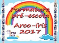 Formatura 2017 - Arco-íris