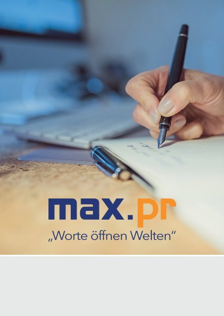 maxPR - Agentur für Kommunination