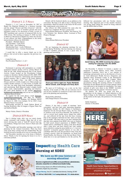 South Dakota Nurse - March 2018