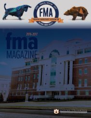 FMA Annual Review 2017