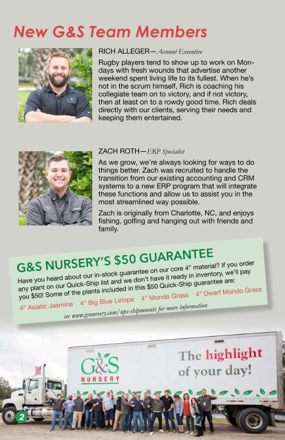 G&S Nursery Winter 2018 Newsletter