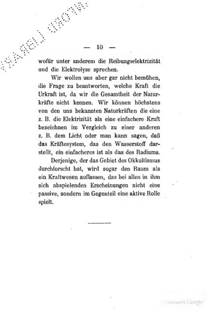 Grundzuege d. Physik des Okkultismus