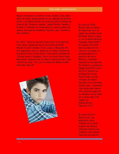 Cameron Boyce