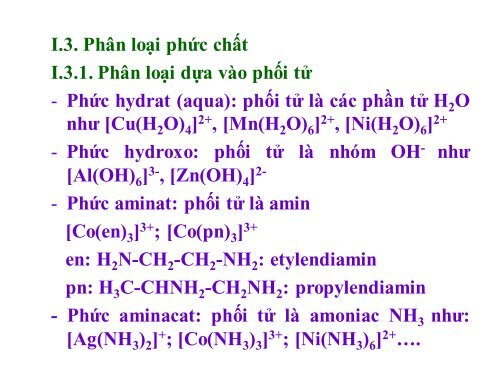 Hóa học phức chất