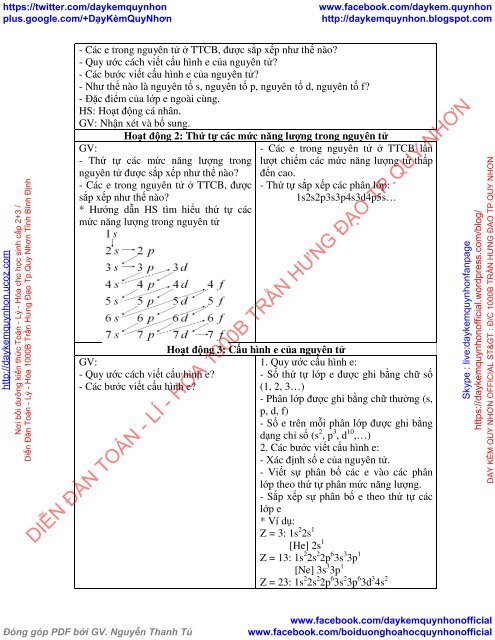 Giáo án Hóa học - Lớp 10 Cơ bản - HỌC KỲ I - Bùi Xuân Đông - THPT Tân Lâm (2017)