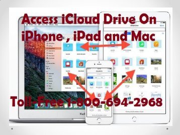 1-800-694-2968|How To Access iCloud Drive On iPhone iPad and Mac ?