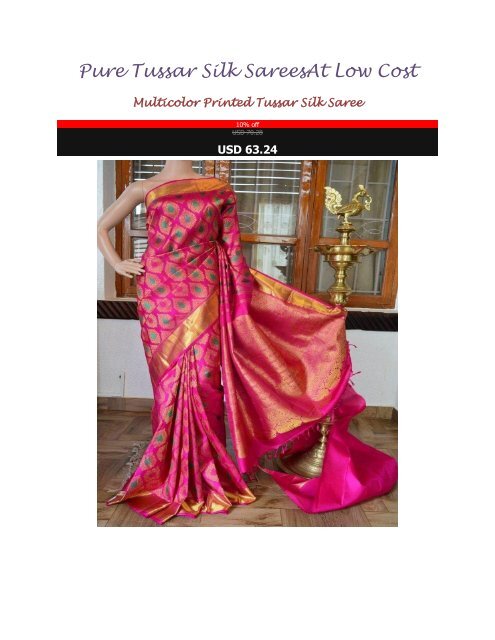 Pure_Tussar_Silk_Sarees_At_Low_Cost