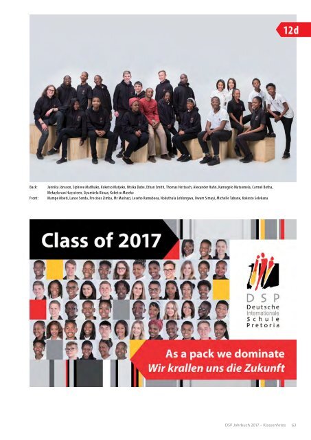 DSP Jahrbuch 2017/ DSP Yearbook 2017