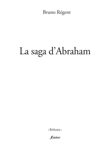 La saga d’Abraham