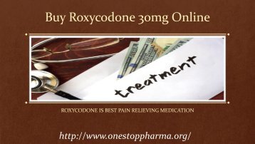 Buy Roxycodone 30mg Online