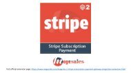 Magento 2 Stripe Subscription Payment Gateway Integration