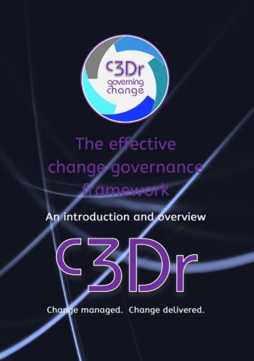 The Change Governance Framework