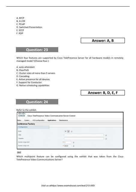 210-065  Exams Study Guides 2018