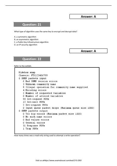 210-260  Exams Study Guides 2018