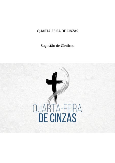 QUARTA-FEIRA DE CINZAS