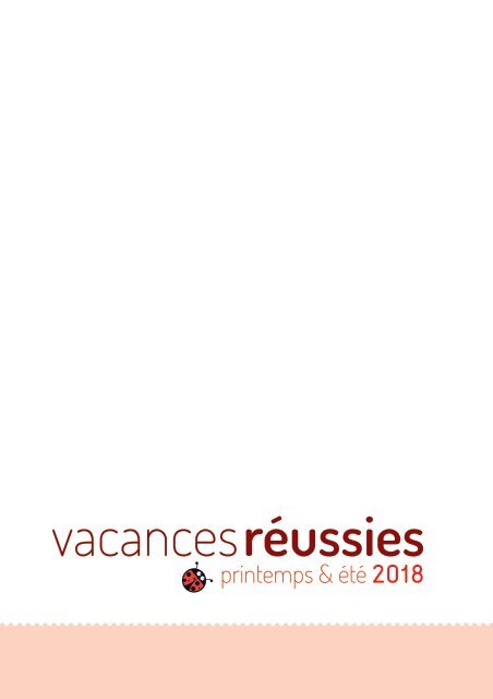 Vacances Réussies 2018