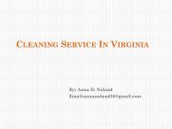 Cleaning Service In Virginia
