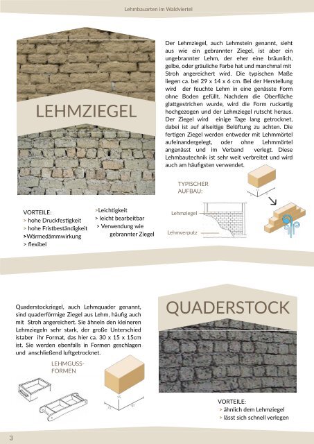 Lehmbau im Waldviertel - Handout