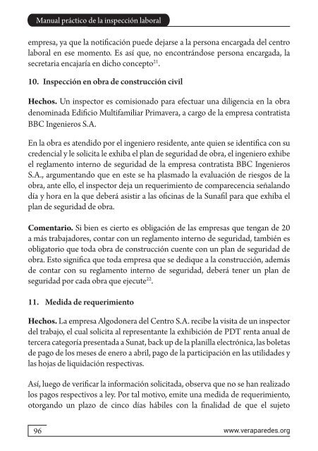 Manual Práctico de la Inspección Laboral