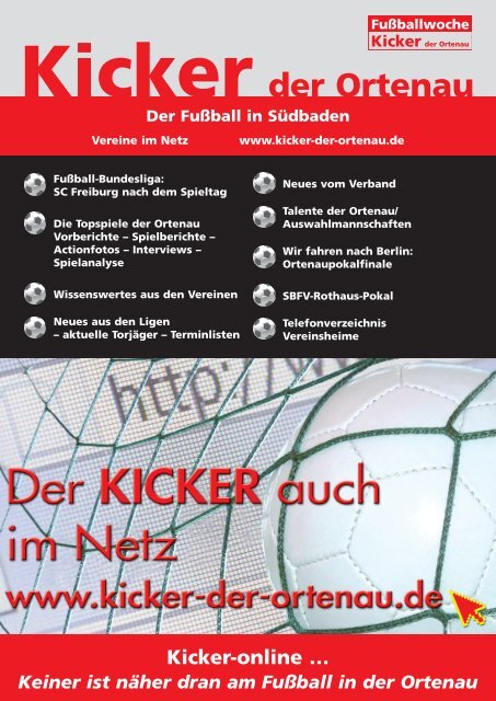 Kicker der Ortenau Winter 2011/2012