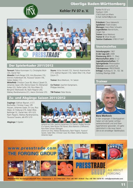 Kicker der Ortenau Sommer 2011/2012