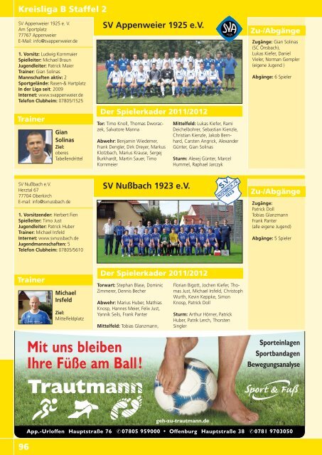 Kicker der Ortenau Sommer 2011/2012