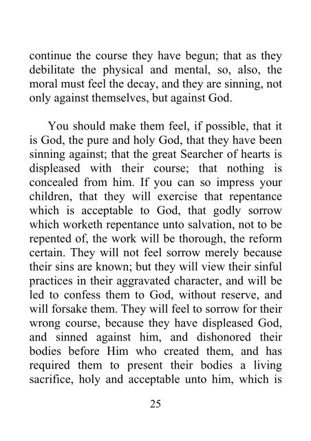 A Solemn Appeal - Ellen G. White