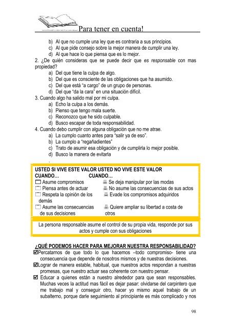 Manual de Diplomado en Valores 