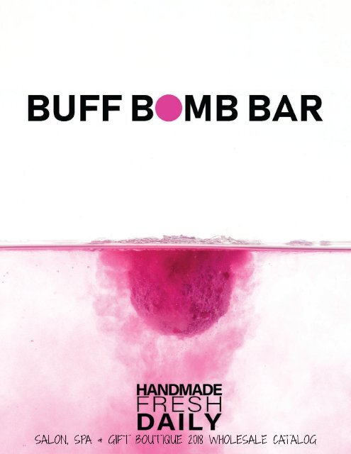 2018 Buff Bomb Bar Wholesale Catalog