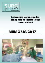 Surg For All. Memoria 2017