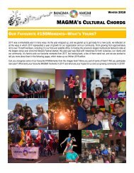 MAGMA Newsletter - Winter 2018 - ENG