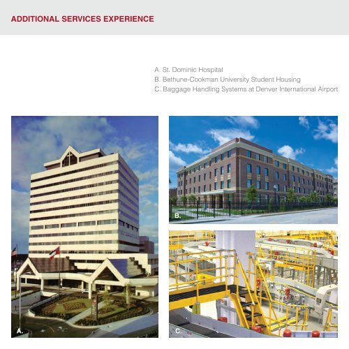 Hensel Phelps Services - Experience - Digital Brochure