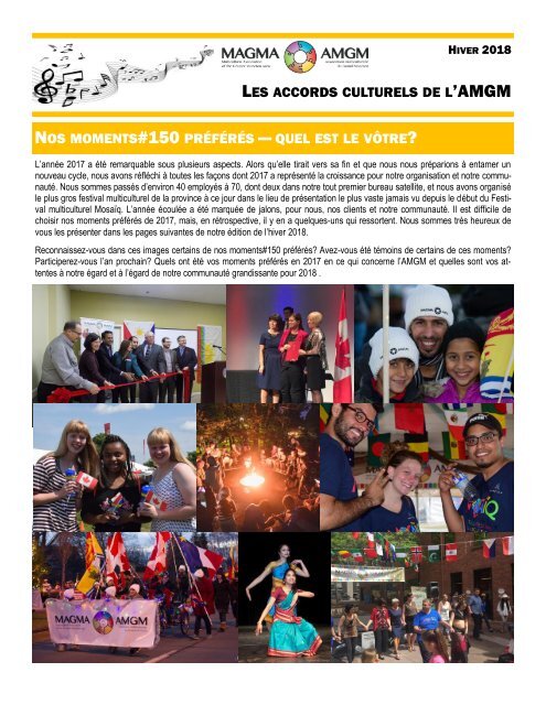 Bulletin de l'AMGM - Hiver 2018 - FR