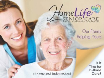 HomeLife Senior Care Information Booklet 2018