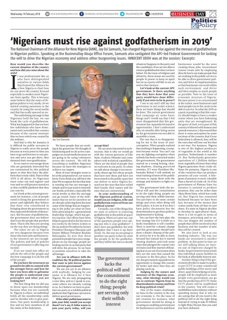 BusinessDay 14 Feb 2018