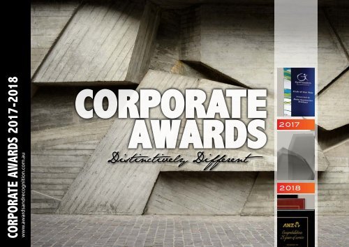 Awards & Recognition Corporate 2017