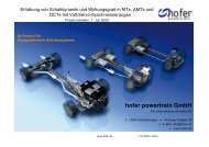 Entsperrkraft - hofer powertrain GmbH