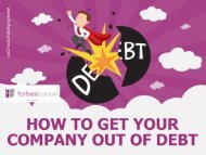 How to get your company out of debt