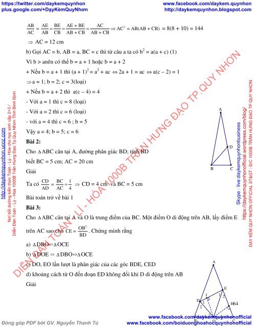 [ COMBO ] BỒI DƯỠNG TOÁN 8 NÂNG CAO VÀ PHÁT TRIỂN (VŨ HỮU BÌNH-NXBGD) & TUYỂN TẬP ĐỀ THI HSG TOÁN 8 (NGUYỄN VĂN TÚ-THCS THANH MỸ)