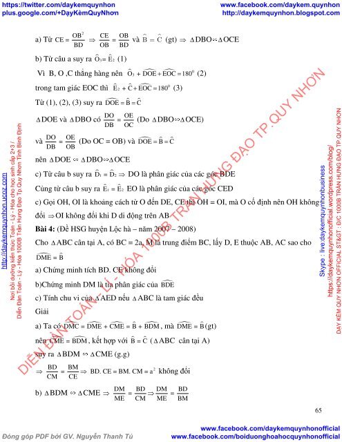 [ COMBO ] BỒI DƯỠNG TOÁN 8 NÂNG CAO VÀ PHÁT TRIỂN (VŨ HỮU BÌNH-NXBGD) & TUYỂN TẬP ĐỀ THI HSG TOÁN 8 (NGUYỄN VĂN TÚ-THCS THANH MỸ)