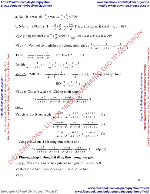 [ COMBO ] BỒI DƯỠNG TOÁN 8 NÂNG CAO VÀ PHÁT TRIỂN (VŨ HỮU BÌNH-NXBGD) & TUYỂN TẬP ĐỀ THI HSG TOÁN 8 (NGUYỄN VĂN TÚ-THCS THANH MỸ)