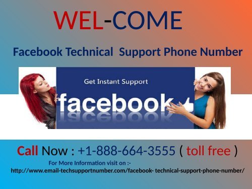 Facebook Technical Support Number +1-888-664-3555