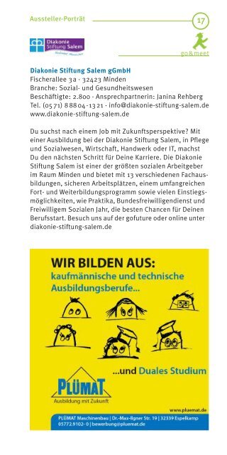 Ausstellerverzeichnis gofuture 2018