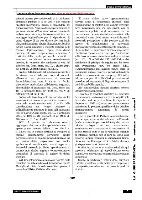 Consiglio di Stato, n. 00027 del 03.01.2018, Sez. 4- Risorse umane- Dipendenti pubblici privatizzati- Ripetizione indebito somme corrisposte (24,1) d