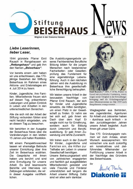 Beiserhaus News 2014