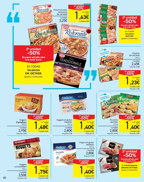 Carrefour todo 1€ unidad ofertas hasta 22 de febrero 2018