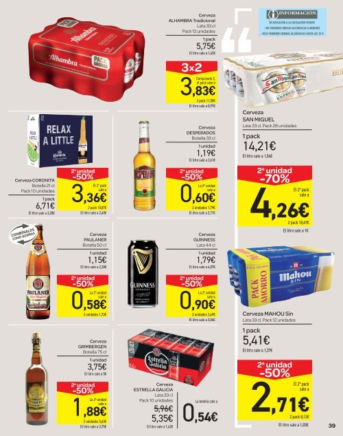 Carrefour todo 1€ unidad ofertas hasta 22 de febrero 2018