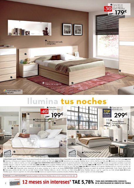 Conforama especial dormitorios y colchones ofertas hasta 1 de marzo 2018